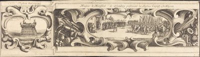 Obležení La Rochelle [deska 14 ze 16; sada obsahuje 1952.8.97-112] od Israel Henriet or Abraham Bosse after Jacques Callot