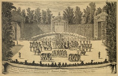 Slavnosti ve Versailles od Israel Sylvestre