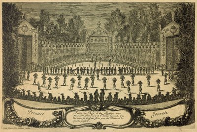 Slavnosti ve Versailles od Israel Sylvestre