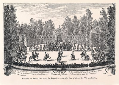 Moliere in God Pan, ilustrace "Les Plaisirs de l