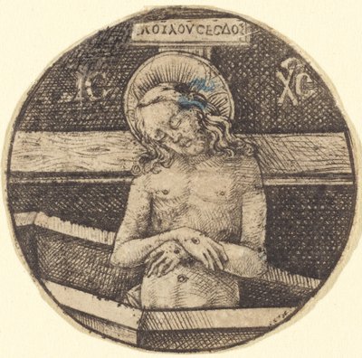 Kristus jako muž bolesti, c. 14701480. od Israhel van Meckenem