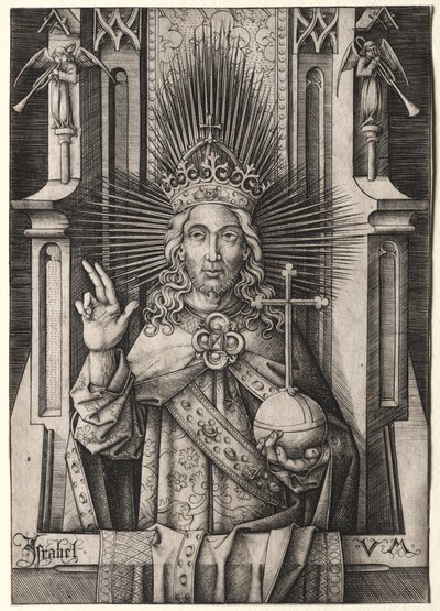 Kristus Vykupitel (před Salvatore) od Israhel van Meckenem
