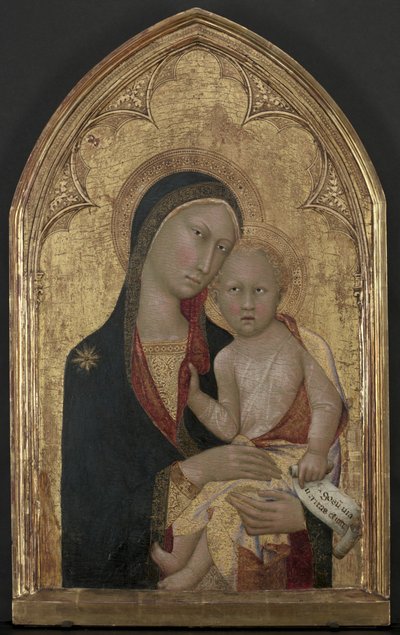 Madonna a dítě od Israhel van Meckenem