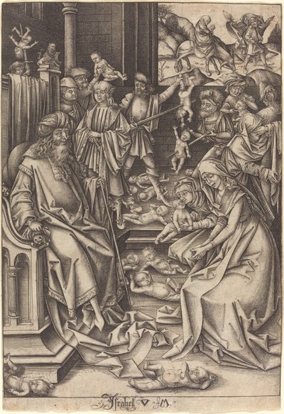Masakr neviňátek, c. 14901500. od Israhel van Meckenem
