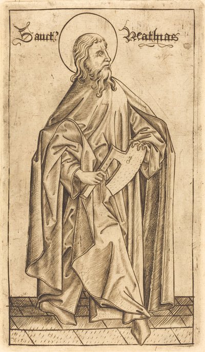 Svatý Matyáš, c. 14701480. od Israhel van Meckenem