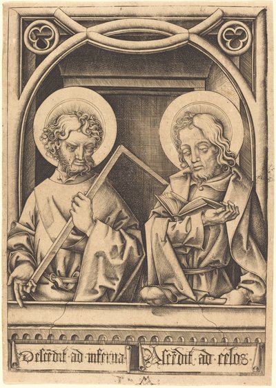 Svatí Tomáš a Jakub Menší, c. 14801485. od Israhel van Meckenem