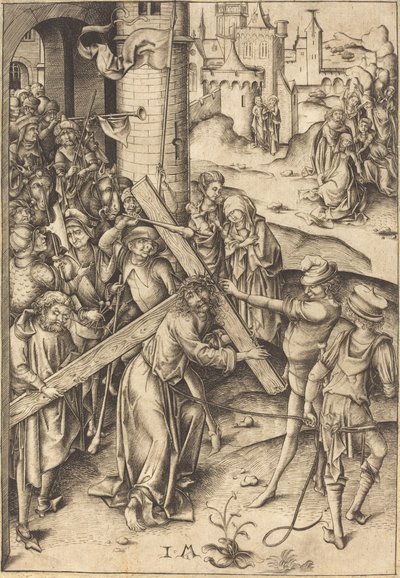 Nesení kříže, c. 1480. od Israhel van Meckenem