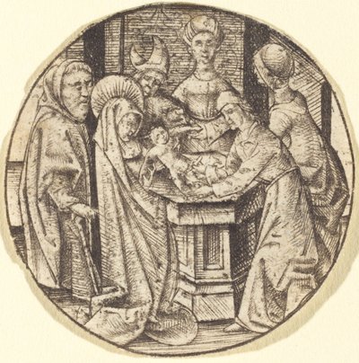 Obřízka, c. 14701480. od Israhel van Meckenem