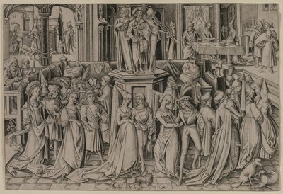 Tanec u Herodova dvora, c. 1500. od Israhel van Meckenem