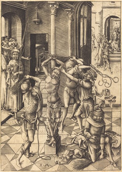 Bičování, c. 1480. od Israhel van Meckenem
