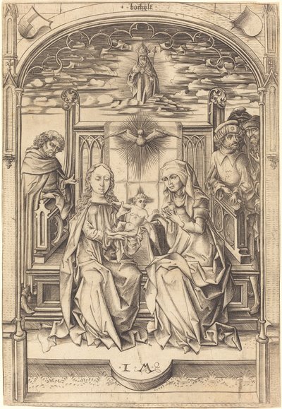 Svatá rodina, c. 14751480. od Israhel van Meckenem