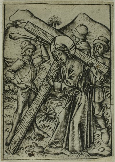 Kristus nesoucí kříž od Israhel van Meckenem the younger