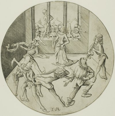 Tanečníci Morris od Israhel van Meckenem the younger
