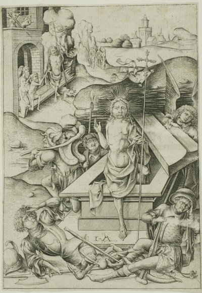 Vzkříšení od Israhel van Meckenem the younger