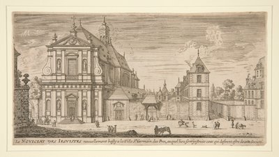 Jezuitský noviciát v St. Germain des Pres od Israël Silvestre