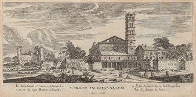S. Croce v Jeruzalémě od Israël Silvestre