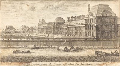 Veue et Perspective du Palais et Jardins des Tuileries od Israël Silvestre