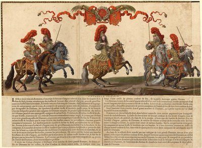 Grand Cavalcade Dáno v Paříži v roce 1662, 1670. od Israël Silvestre the Younger