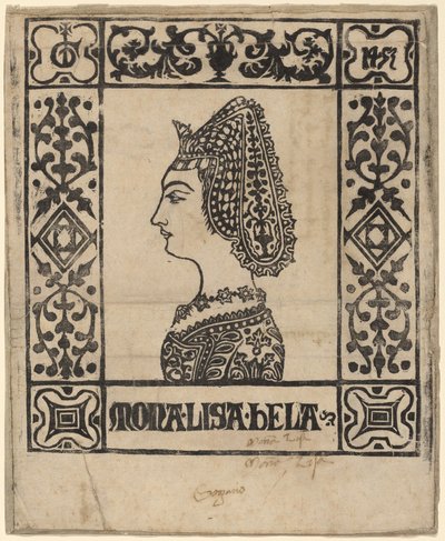 Tohle je Lisa Bela od Italian 15th Century