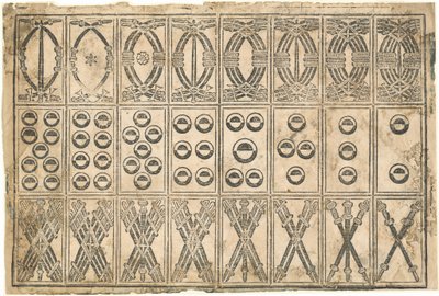Hrací karty od Italian 15th Century