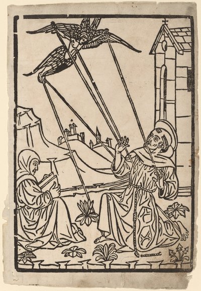 Svatý František přijímá stigmata od Italian 15th Century