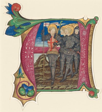 Svatý Maurice a thébská legie od Italian 15th Century