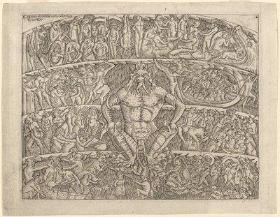 Inferno, po fresce v Camposanto v Pise od Italian 15th Century