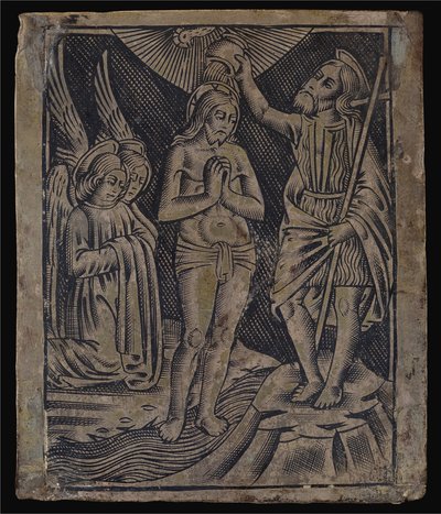 Křest Kristův od Italian 16th Century