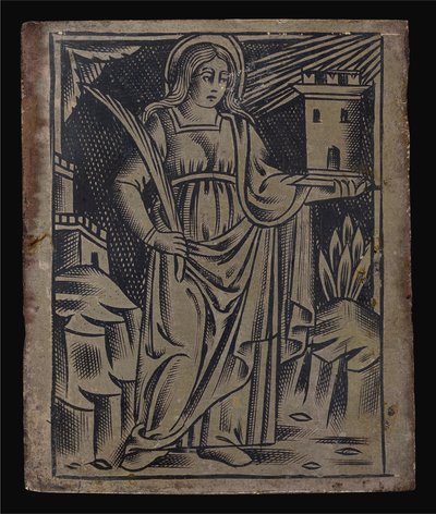 Svatá Barbora od Italian 16th Century