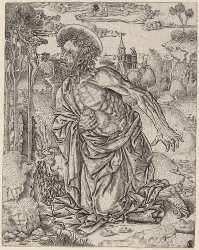 Svatý Jeroným v pokání od Italian 16th Century