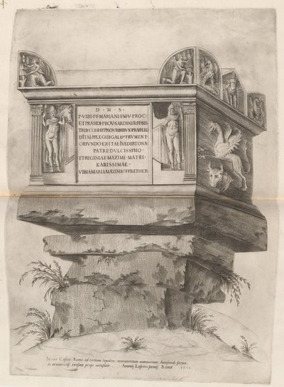 Neronova hrobka od Italian 16th Century
