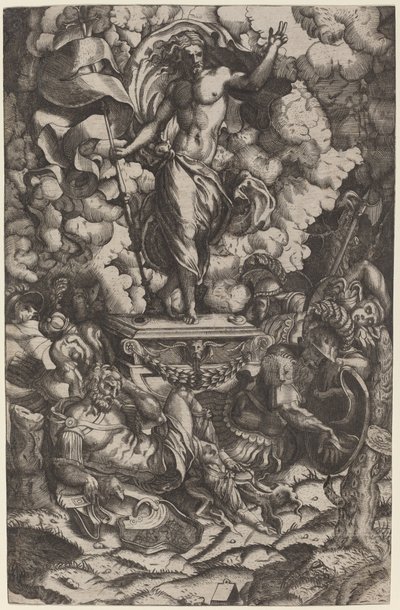 Vzkříšení od Italian 16th Century after Francesco Salviati