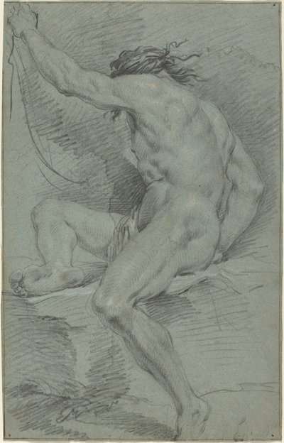 Nahá postava (akademické studium) od Italian 17th Century