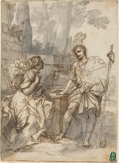 Pastorační scéna od Italian 18th Century