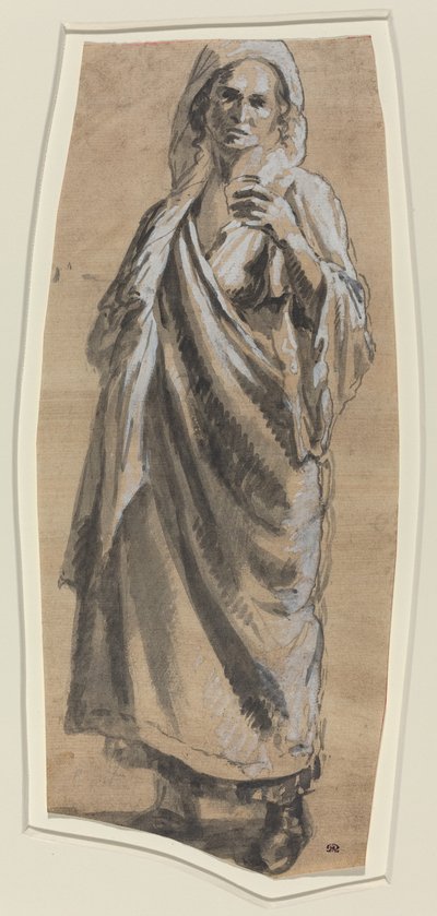 Studie stojící ženy od Italian 18th Century