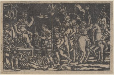 Mucius Scaevola od Italian 18th or 19th Century