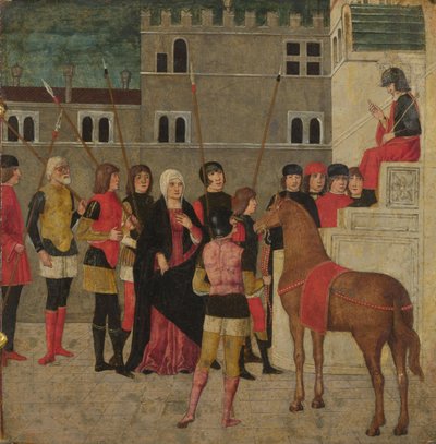 Soudce Trajan, mezi 1475 a 1500 od Italian Master