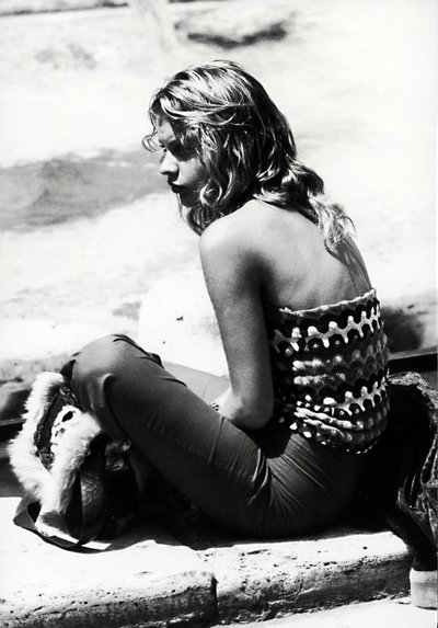Mladý Hippy, kolem roku 1970 od Italian Photographer