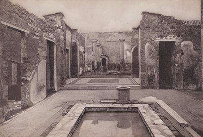 Casa Del Poeta Tragico, Dům tragického básníka (černobílá fotografie) od Italian Photographer