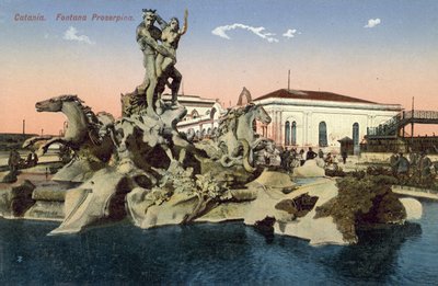 Catania, Itálie, fontána Proserpina od Italian Photographer