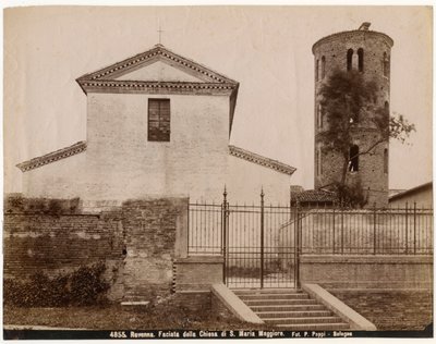 Kostel St Mary Major, Ravenna, Emilia-Romagna, Itálie, fotografie Pietro Poppi, Bologna, ca 1900 od Italian Photographer