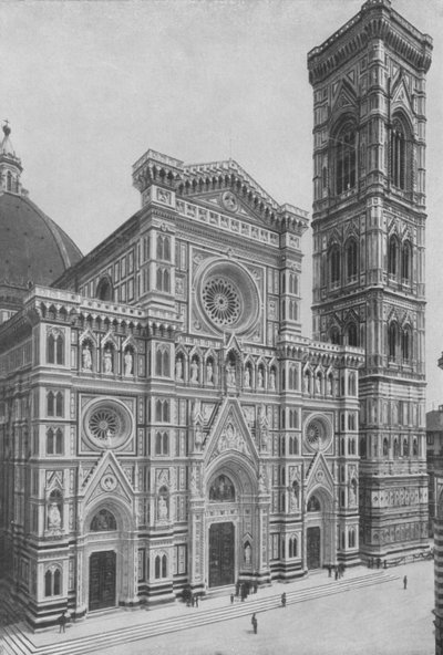 Firenze, Duomo a Campanile od Italian Photographer