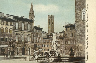 Florencie, Itálie, Piazza Signoria od Italian Photographer