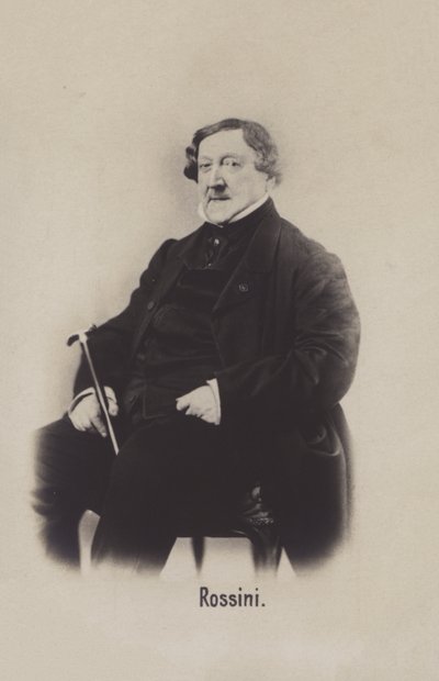 Gioachino Rossini , italský skladatel od Italian Photographer