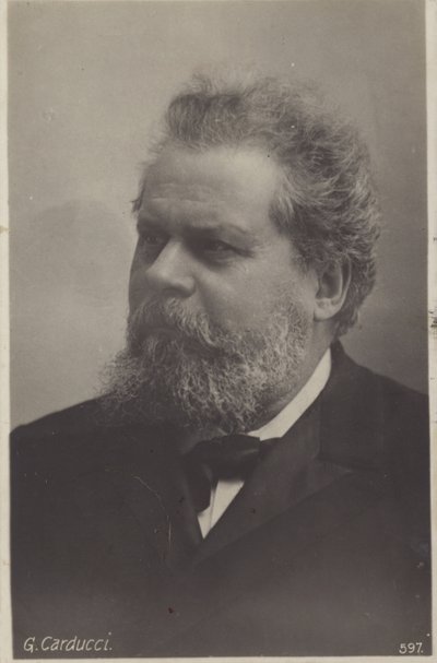 Giosue Carducci (1835-1907), italský básník, nositel Nobelovy ceny od Italian Photographer