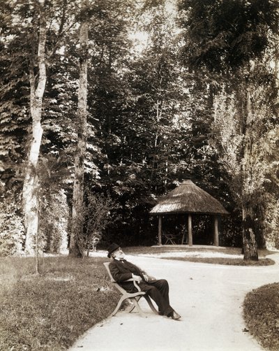 Giuseppe Verdi v zahradě Villa Verdi, Sant