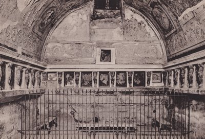 Interno Dei Bagni Del Foro, interiér lázní Fóra (černobílá fotografie) od Italian Photographer