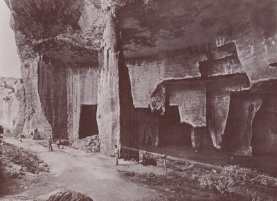 Itálie: Syrakusy, Latomia del Paradiso (č/b foto) od Italian Photographer