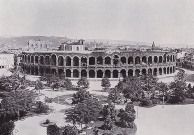 Itálie: Verona, římská aréna (č/b foto) od Italian Photographer