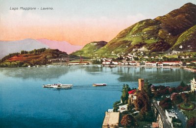 Jezero Maggiore, Laveno (barevné foto) od Italian Photographer